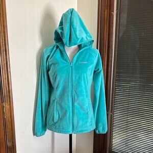 Columbia | Hooded Zip Up Fleece Jacket Size S